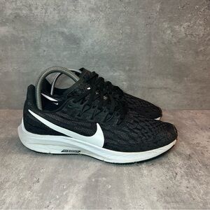 Nike Zoom Pegasus 36 Running Shoes AQ2210-004 Womens sz 7 - Black/white